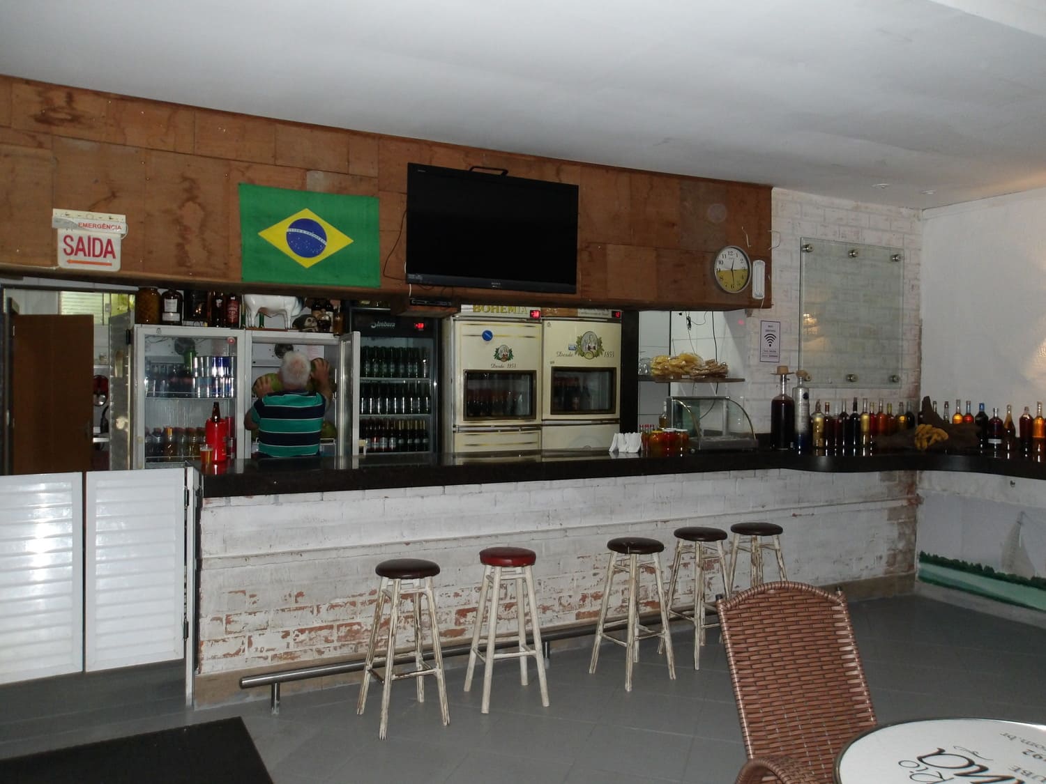 Vista da área externa